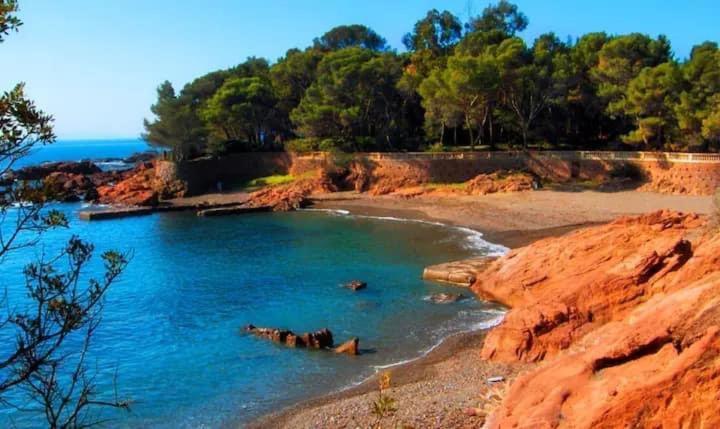 10 A 12 Pers Famille Amateurs Randonnee Boulouris Panorama Saint Raphael Tennis Piscine Partage Εξωτερικό φωτογραφία